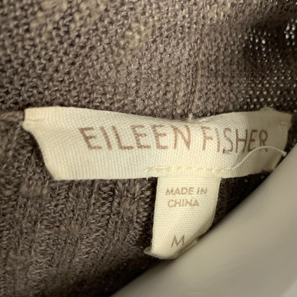 Eileen Fisher Women’s Open Front Cardigan Sweater - Picture 4 of 8